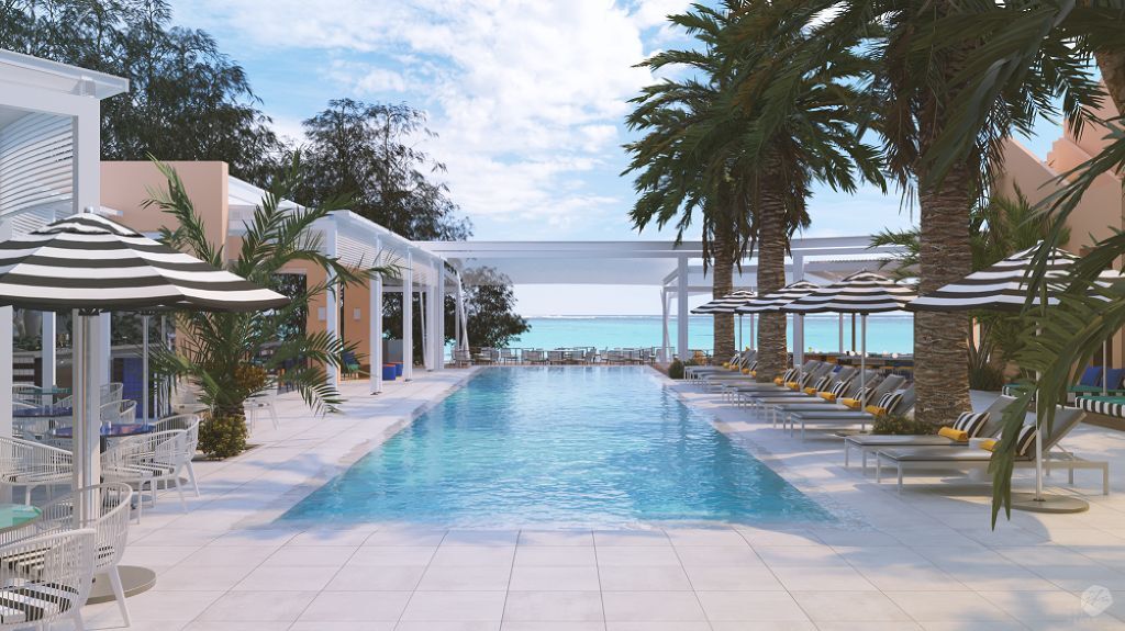 Salt Of Palmar, An Adult-Only Boutique Hotel Belle Mare Εξωτερικό φωτογραφία The pool at the hotel